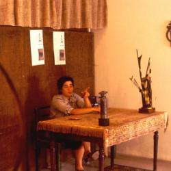 La moglie gabriella e le opere di Zeni